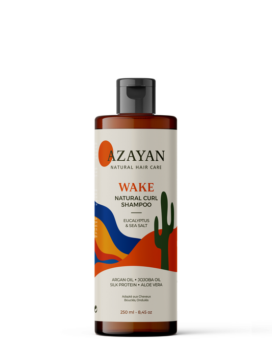 azayan Wake Natural Curl Shampoo