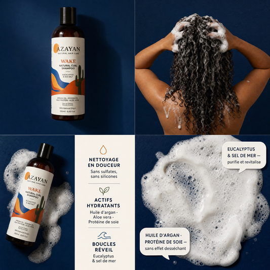 Shampoing pour boucles sans sulfates